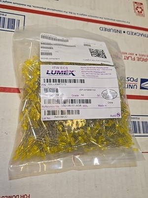 Lot Of 1000 Lumex SSL-LX30FT4YD LED'S