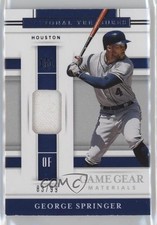 2020 Panini National Treasures Game Gear Materials 83/99 George Springer 0c6