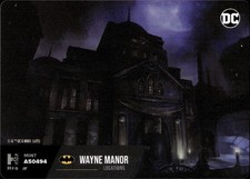 DC Hybrid Trading Card Black Adam Chapter 2 Wayne Manor A50494