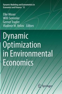 Dynamische Optimierung in der Umweltökonomie - 9783662511923