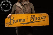 Antique Burma Shave Wooden Advertisement Set