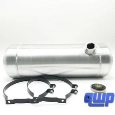 Gas Tank 5 Gallon 8 x24" Round Spun Fuel Tank 3/8" NPT End Fill For Hot Rod/Boat