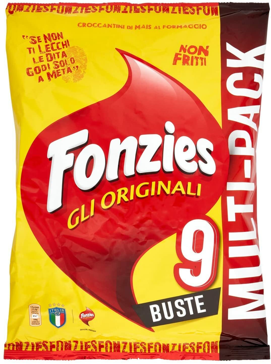 Fonzies Multipack Croccantini di Mais al Formaggio, 211.5g