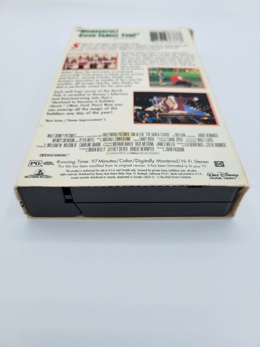 "THE SANTA CLAUSE" DISNEY (VHS, 1995) AN ORIGINAL HOLIDAY CLASSIC - Picture 3 of 8