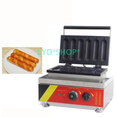 Waffle Muffin Machine Brand New Commercial   Hot Dog Baker 220V 1.5KW #A6-9