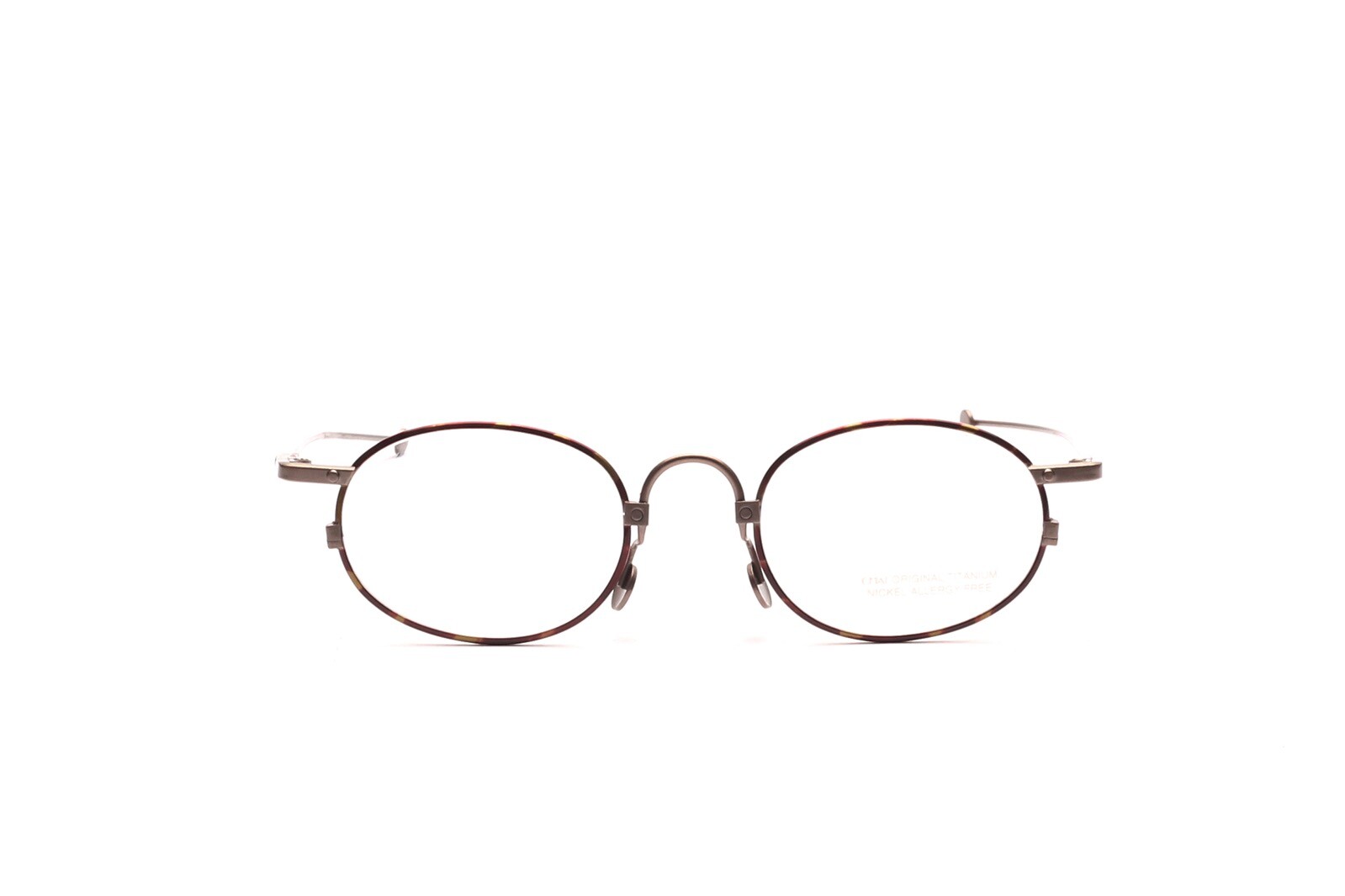 Матовый чай Grau mit Braun с овальным титановым покрытием 46 - 18 мм B3 6390₽