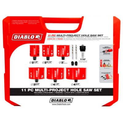 Freud DHS11SLD Bi-Metal General Purpose Set (11 Piece)   