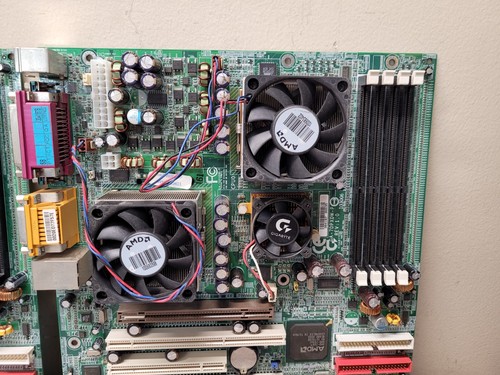 2x RARE GIGABYTE GA-7DPXDW-P w/2-AMD ATHLON 2000+ MP CPUs RETRO COMBO LOOK !! - Photo 5/16