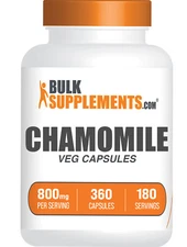 BulkSupplements Chamomile Extract 360 Capsules - 800mg Per Serving
