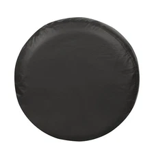 30-33 Inch Spare Tire Cover for RV Truck SUV - Tough Black Wheel Cover