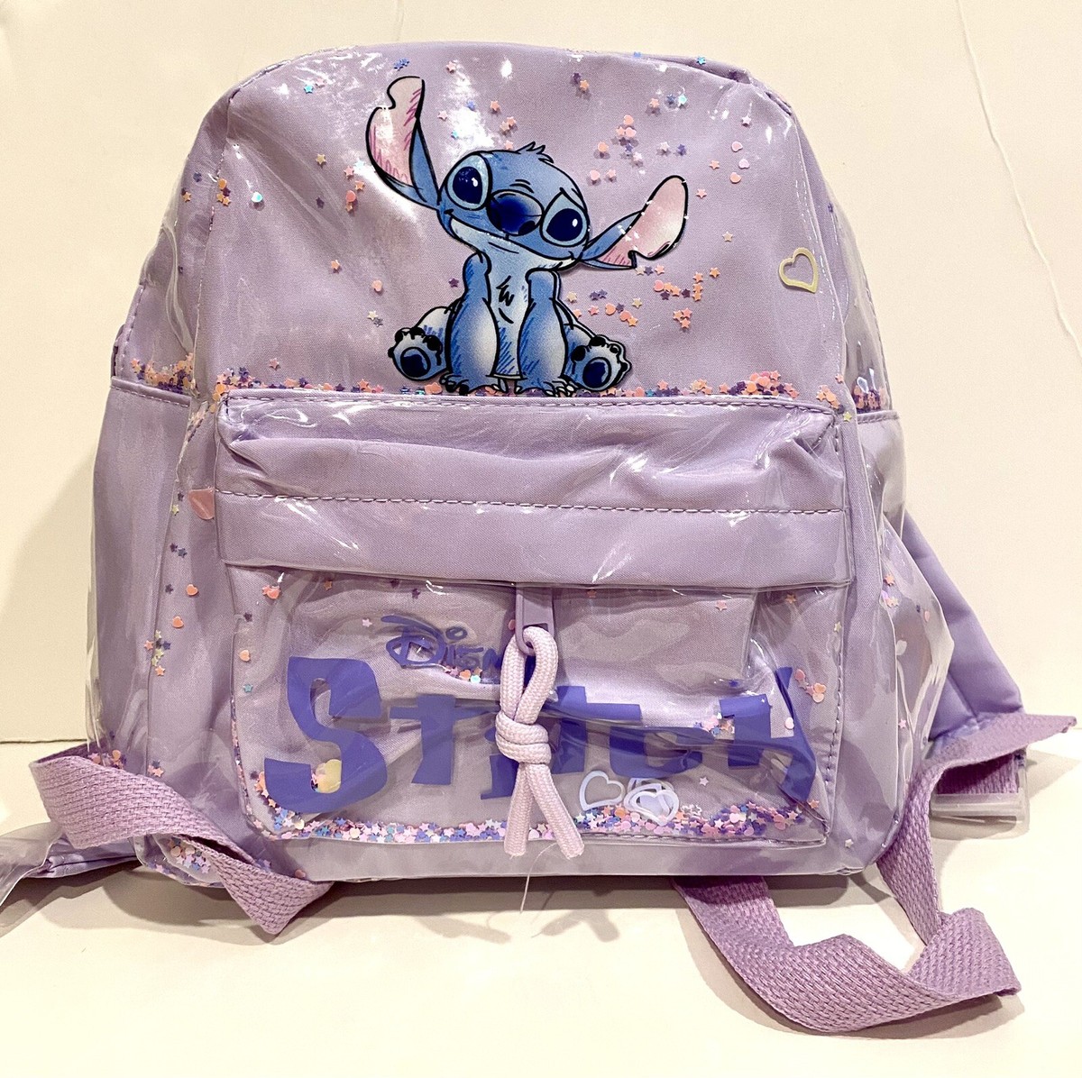 Stitch vinyl backpack Disney Lilo and Stitch - Angel 13-inch Nylon Backpack  main image 4