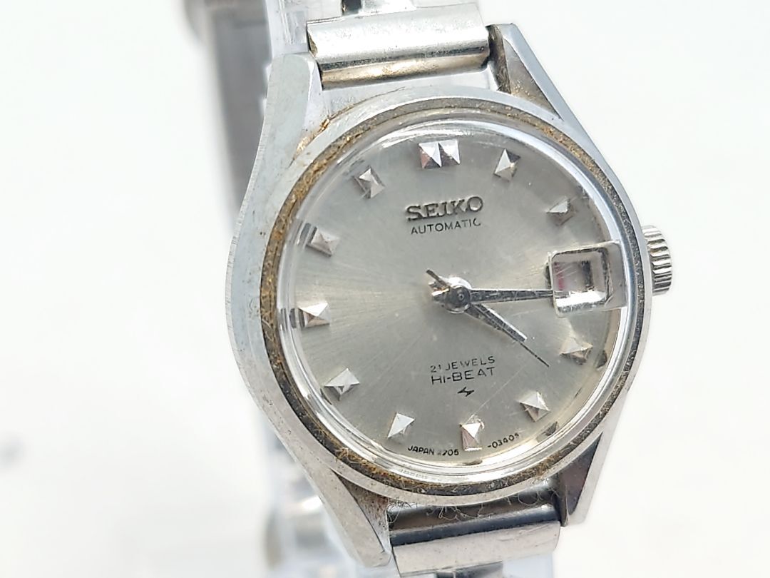 Seiko 2205-0250 Analog Automatic Women Ss Ladies Watch In
