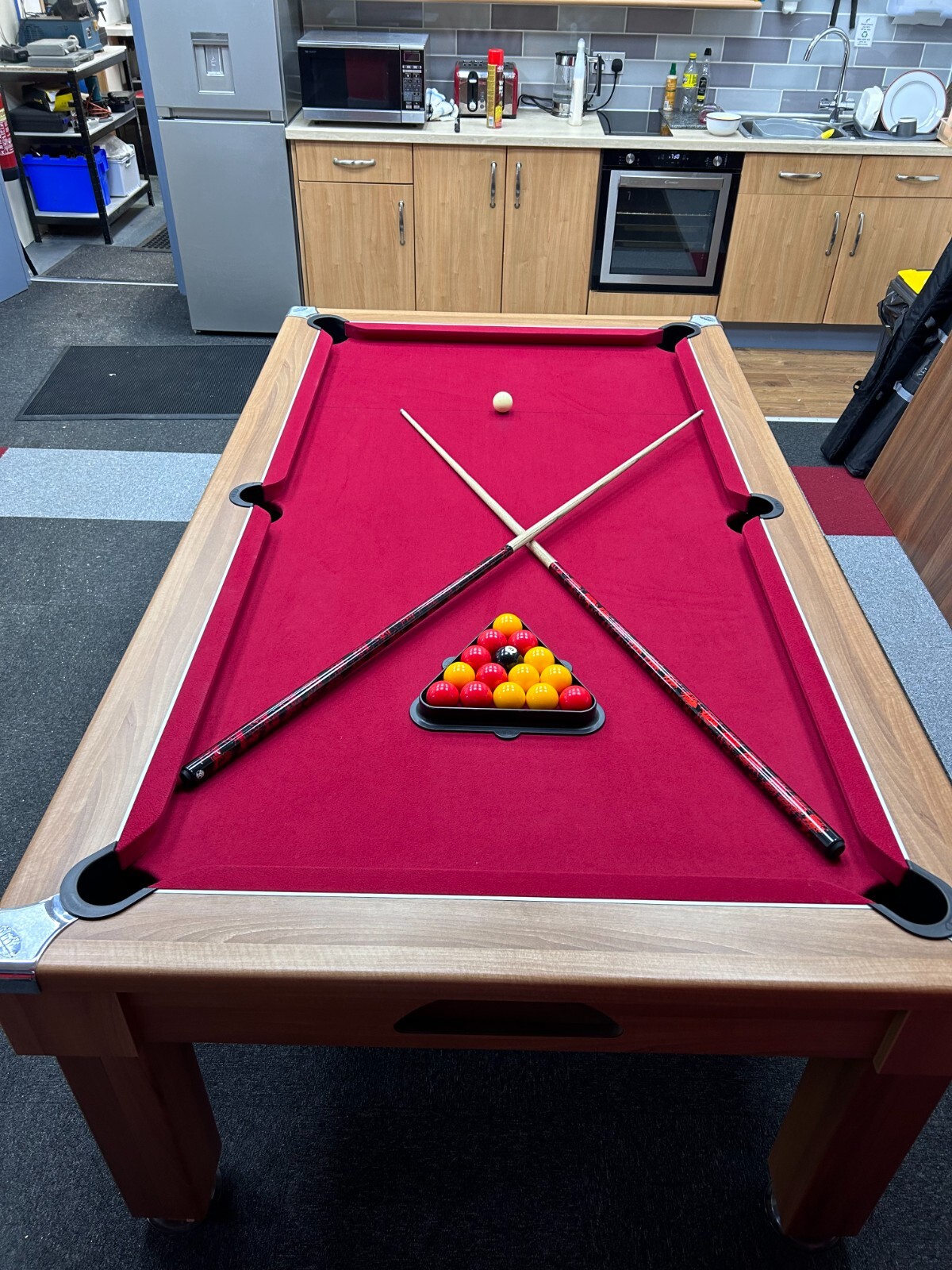 DPT 7ft Dining Room Pool Table Slate Bed eBay