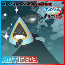 Pokemon Legends: Arceus Shiny Snorunt Max Stats