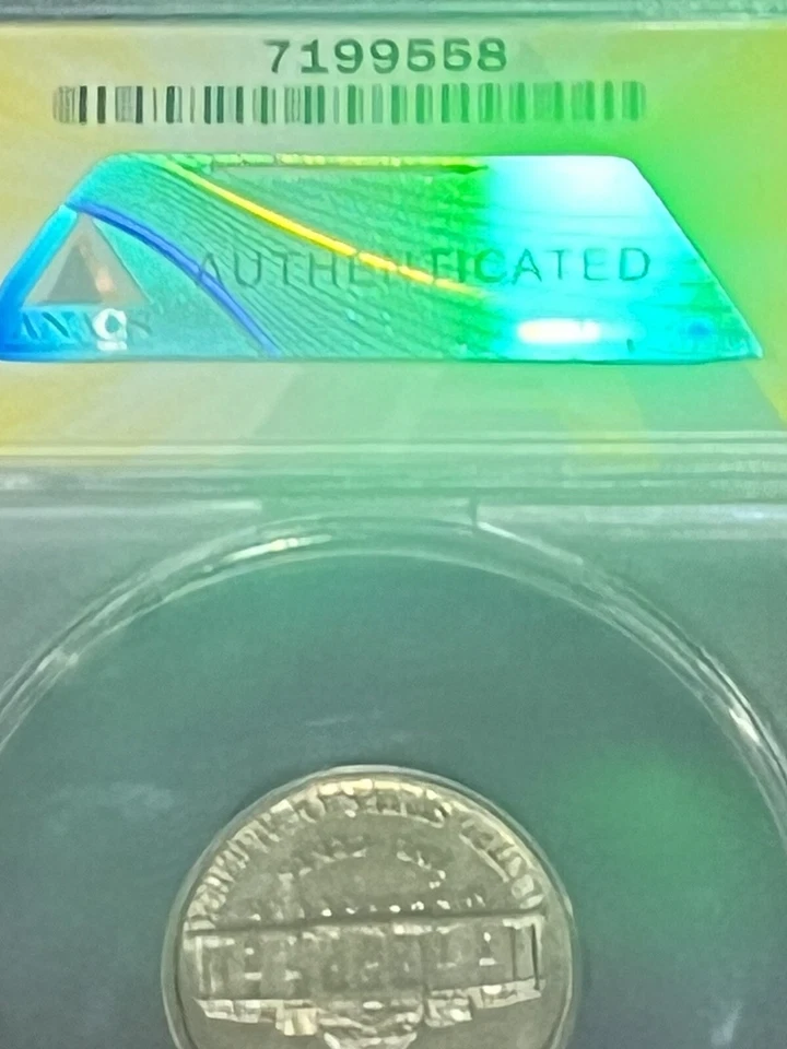 1939-P JEFFERSON NICKEL  ANACS AU-58  5C UNCIRCULATED UNC COIN -Tone - Image 4 of 4