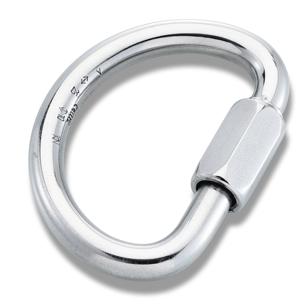 10mm Semi-Circular Maillon Rapide - Aluminium Alloy 25KN PPE - Caving
