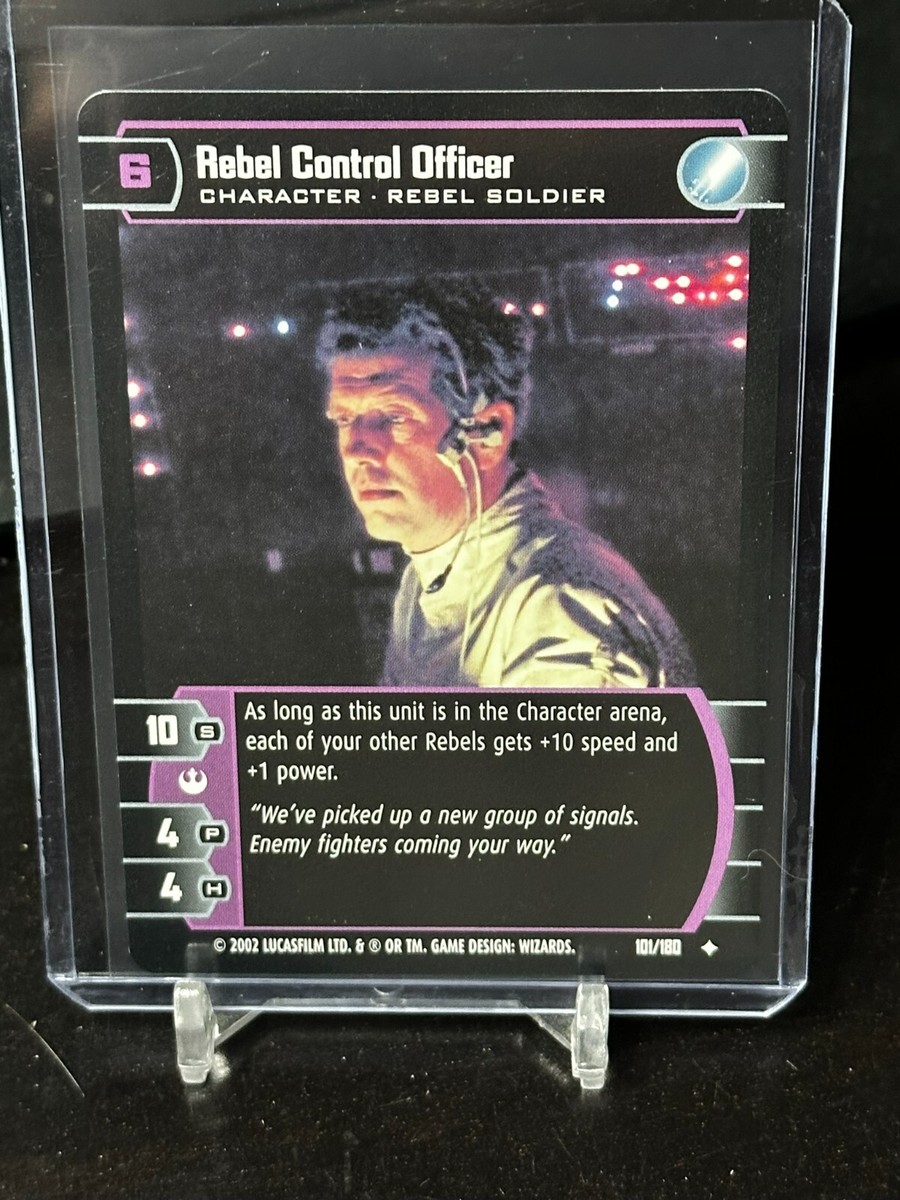 Star Wars TCG WOTC A New Hope MINT #101/180 REBEL CONTROL OFFICER