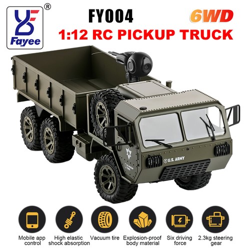 FAYEE RC Car FY004 1:12 6WD Off-Road Crawler Pickup Truck Climbing Vehicle RTR - Picture 2 of 31