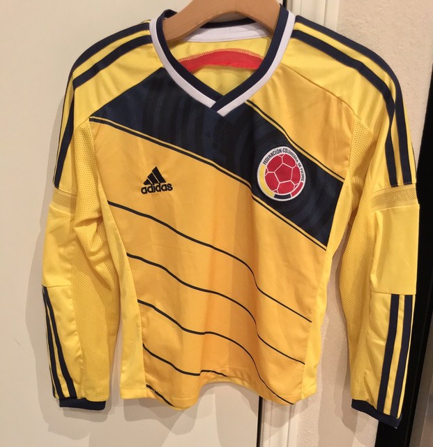 Adidas Columbia Soccer Football Jersey Long Sleeve Youth Size Large eBay