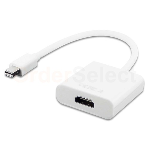 2 Mini Display Port DP to HDMI Female Adapter Cable For MacBook Pro Air iMac Mac - Picture 3 of 6
