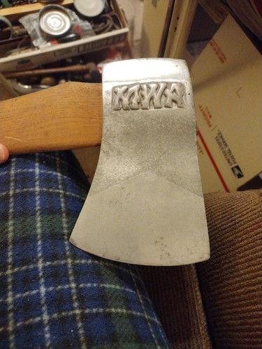 MWA Modern Woodmen of America Ceremonial Parade Axe ALUMINUM Head - Picture 2 of 3