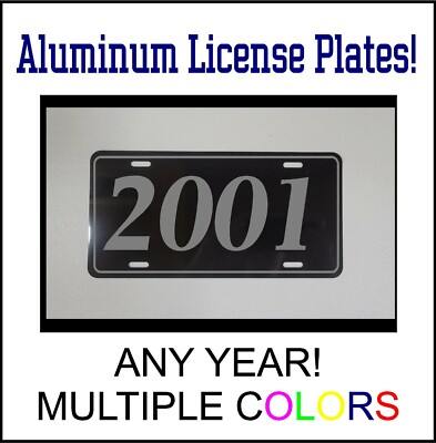 2001 LICENSE PLATE CAMARO MUSTANG CORVETTE SHOW CAR SHELBY SS GT VIPER YEAR