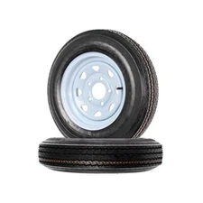 5.30,12 Trailer Tires, 2,Pack. Durable, 2 Year Warranty, Load Range C, New