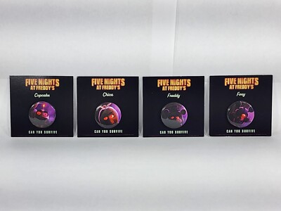 Universal Studios Five Nights at Freddy's Movie Set of Buttons