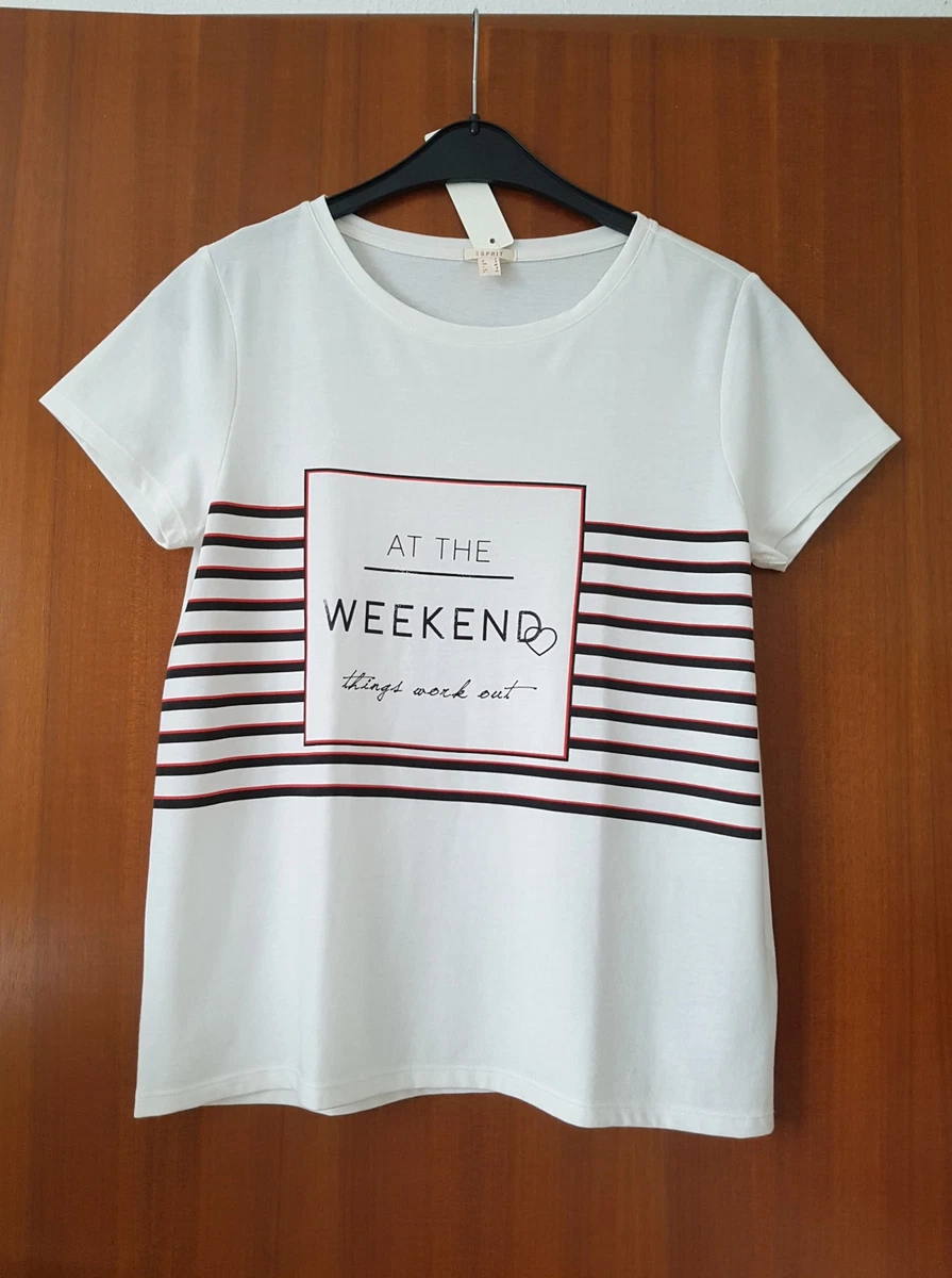 Blouse/shirt Esprit Blanc à Manches Ballon - Taille S - Occasion Très Bon état