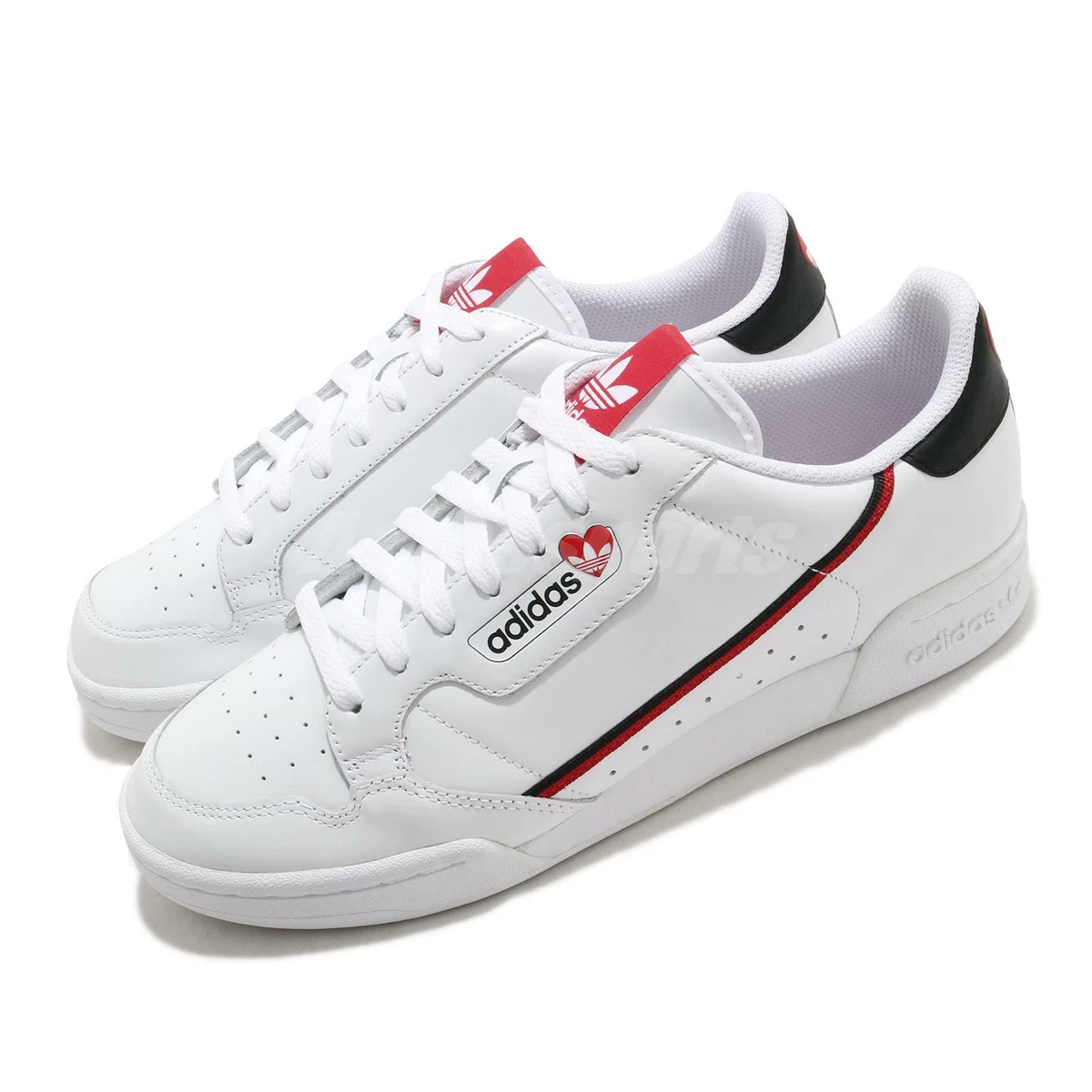 adidas Continental 80 Valentines Day White Red Men Shoes FZ1818 | eBay