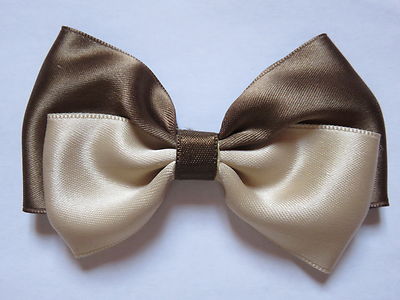 Barrette Noeud Élastique En Satin Multicolore - Pince Accessoire Cheveux Fait Main - Enfant/Femme