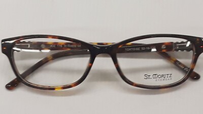 Originale  ST. MORITZ Eyeglasses ICE 178  sz 52-16-135 PLASTIC Tortoise NEW
