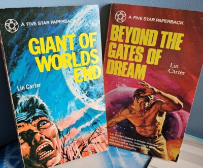 Lin Carter Giant Of Worlds End, Beyond The Gates Of Dream. Fünf Sterne SciFi 1973