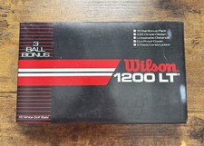 1 15-Ball Box Wilson 1200 LT White Golf Balls Surlyn Ionomer Resin Cover