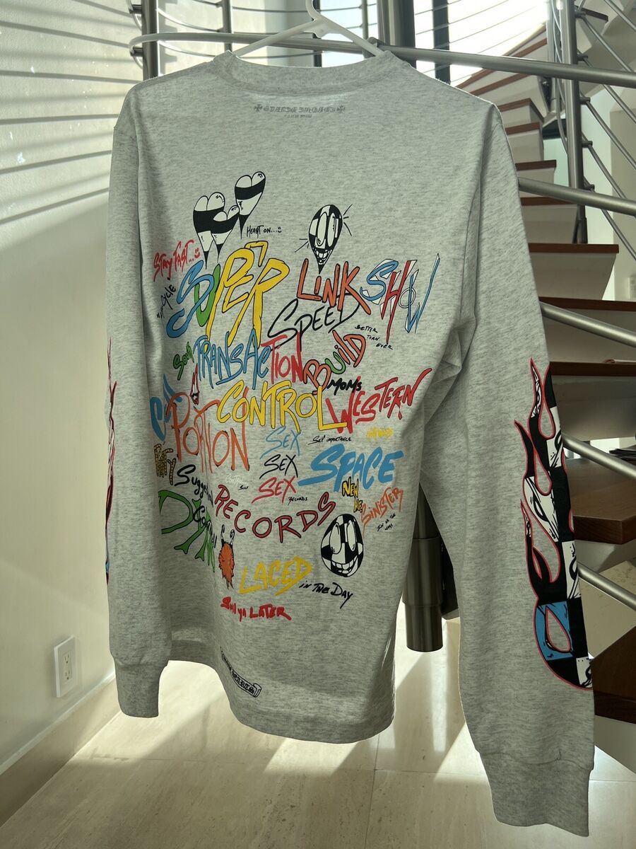 Chrome Hearts Matty Boy T Shirt Brand New Gray Long Sleeve Chrome Hearts Matty Boy T Shirt Brand New Gray Long Sleeve