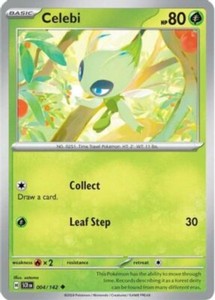 Pokemon Celebi - 004/142 - Uncommon - Reverse Holo NM-Mint Stellar Crown