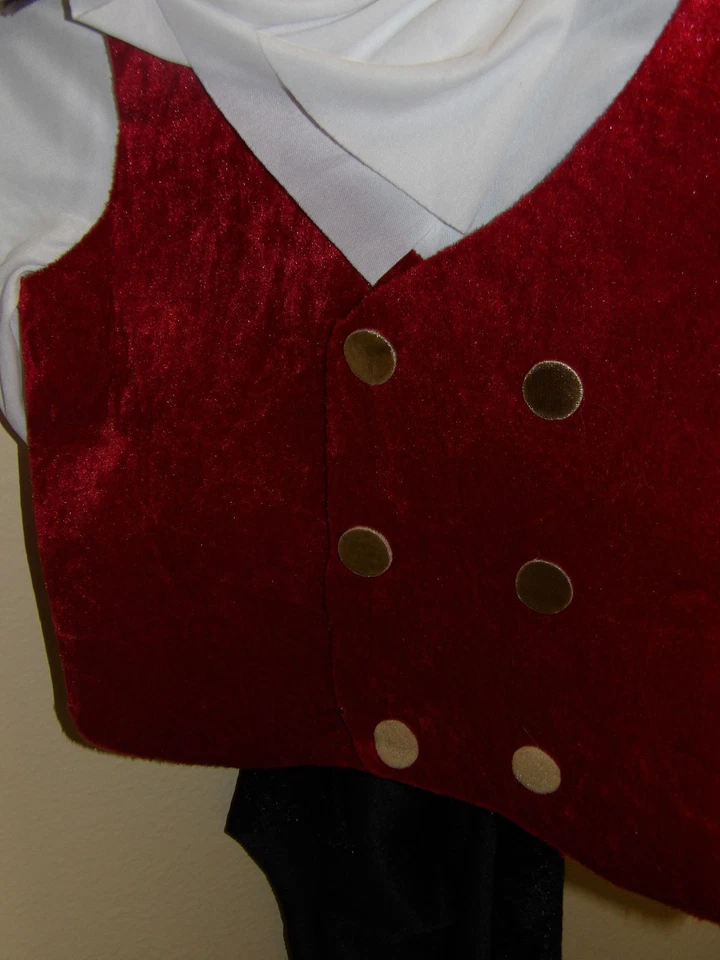 Disfraz de vampiro Halloween para niño 3 piezas talla M (6-8) Foto 3 de 4