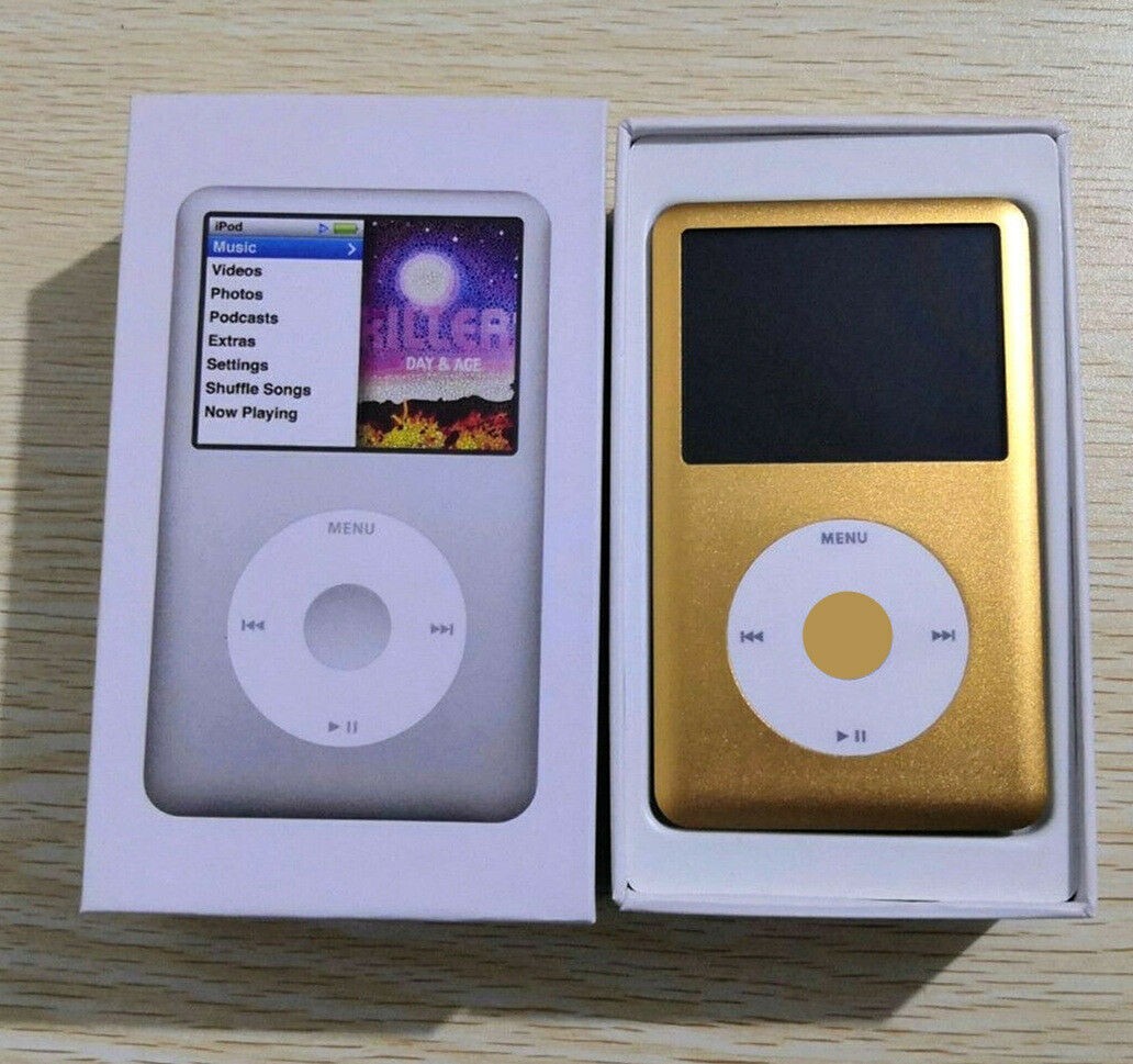 NEW Apple iPod classic 7th Generation Gold & White (120GB) MP3