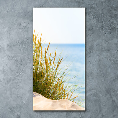 Tableau Sur Verre Trempé 100x50 Cm - Dunes Côtières - Style Moderne - Marque Tulup