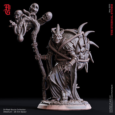 Drifted Souls Collector (25 mm) by Flesh of Gods | D&D | DnD | Print on Demand