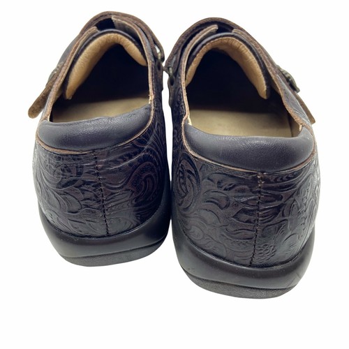 Alegria Clogs Women's Size US 8.5 EUR 39 Purple Black Leather Casual Shoes - Picture 6 of 12