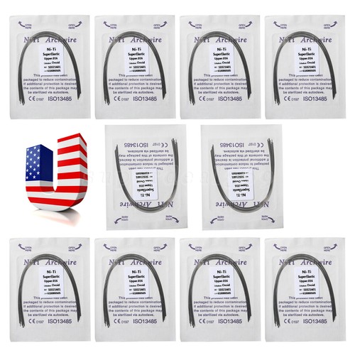 Dental Orthodontic Bracket Braces Roth/MBT 345 Hooks /Super Arch Wire Niti Round - Picture 98 of 160