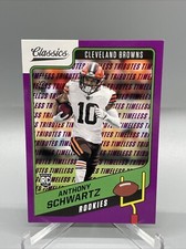 ANTHONY SCHWARTZ RC Purple /50 - 2021 Panini Classics Timeless Tributes Rookies