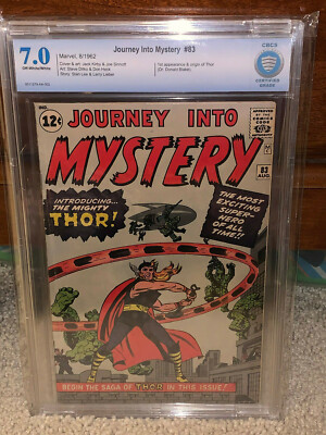 From the vault Lore 未開封品 Journey Into Mystery #83 CBCS 7.0 1st Thor! 1962 Free CGC sized