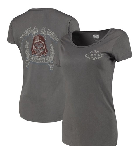 Blizzard Diablo The Dark Wanderers TShirt Grey - Women's Size Small BNWT - Picture 3 of 4
