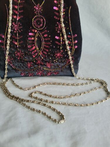 Victorian style handbag, Preston & York, new w/o tags, beading on front - Picture 5 of 6