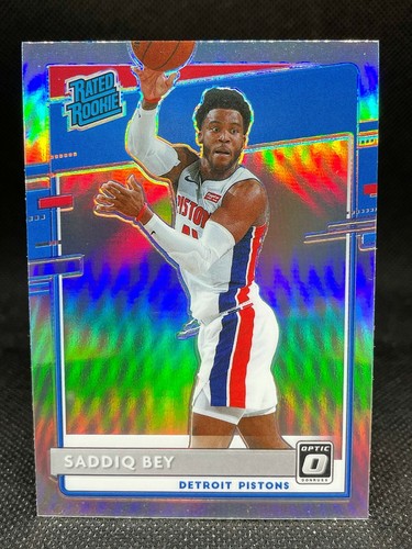 2020 Donruss Optic Basketball Holo Saddiq Bey #169 PSA 9