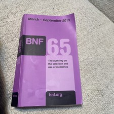 British National Formulary (BNF) 65 by Joint Formulary Committee Paperback 2013)