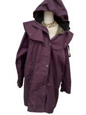Jack Murphy Purple Raincoat With Removeable Hood Ec Away 3.9