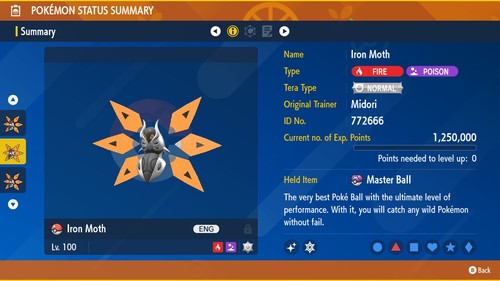 Shiny Slither Wing & Iron Moth 6iv Battle Ready | Pokemon Scarlet and Violet - 第 2/7 張圖片